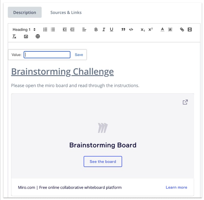Embed iFrames in RTE