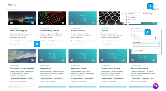 ITONICS_Updated Date